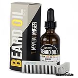 Beard Kit Organic Gift Best Smelling Beard Oil For Mens Grooming Care + Growth Conditioner - Certified Organic. Rest Assured That Our Products Pack Will Rid You Of Dandruff & Split Ends