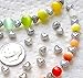 50pcs Tibetan Silver Sweet Heart Spacer Metal Beads 6mm ~Jewelry Findings~