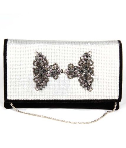 Saisha Handbag (Silver::Black) (FCB0013)