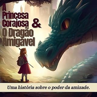Livro A Princesa Corajosa e o Dragão Amigável: Uma história sobre o poder da amizade.