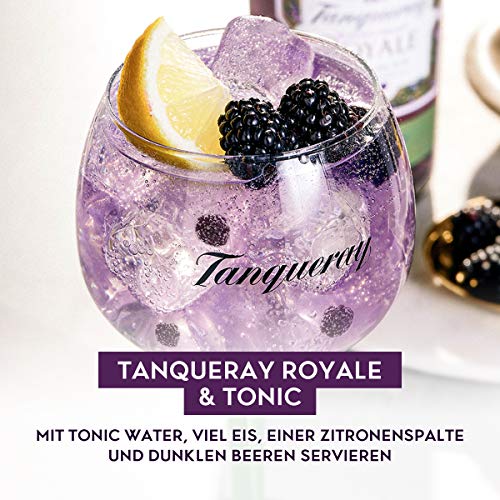 Tanqueray Blackcurrant Royale Gin | Leckeres Johannisbeer-Aroma | Empfohlen für Gin Tonic & Cocktails | 41,3% vol | 700ml Einzelflasche | – Bild 6