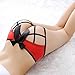 Goddessvan Women Sexy Open Crotch Panties Nylon Babydoll G-String Lingerie (Free Size, Red)
