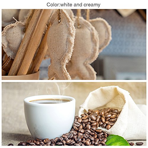 image for Caydo Linen Needlework Fabric, 4 Colors for Garment Craft, Flower Pot 