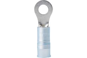 Ancor Marine Grade Electrical Nylon Insulated Double Crimp Funnel Entry Ring Terminals with Insulation Grip