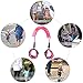 JINSEY Safety Child Anti Lost Wrist Link Harness Strap Rope Leash Walking Hand Belt (Pink)