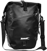 Rhinowalk 25L Waterproof Bike Pannier Bag Rear Rack Saddle Bag view 3