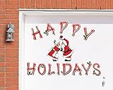 Kissing Clauses Garage Magnet Removable Decals
