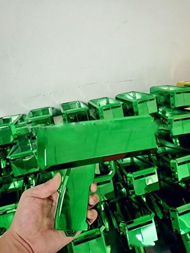 The Cash Cannon Make It Rain Money Gun Chrome Green + 100 PCS Bills