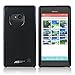 Microsoft Nokia Lumia 730/735 Case - Armatus Gear (TM) Slim Hybrid Armor Case Dual Layer Shockproof Phone Cover for Microsoft Nokia Lumia 730/735 - Black