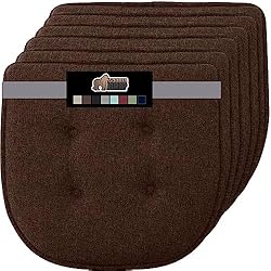 Gorilla Grip Tufted Memory Foam Chair Cushions, Set
