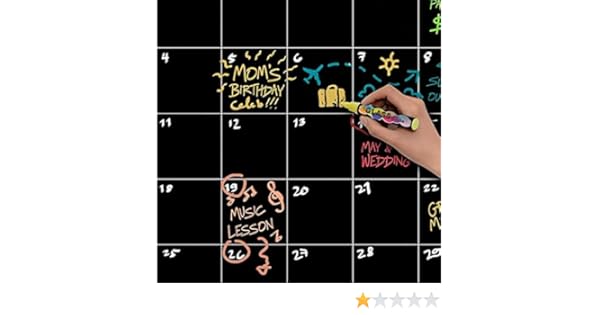 Greenlans - Calendario mensual, magnético, pizarra blanca, pizarra ...