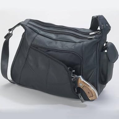 Amazon.com: Leather CONCEALED WEAPON PURSE: Clothing