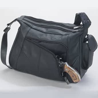 Amazon.com: Leather CONCEALED WEAPON PURSE: Clothing