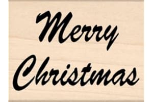 Stamps by Impression Merry Christmas Rubber Stamp ST 1223