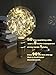Judy Lighting - G95 LED Globe Fairy Light Bulb for Ambient Night Lighting, E26 Standard Medium Base Edison with Starry Decorative String Lights for Bathroom, Bedroom, Living room (Warm White)