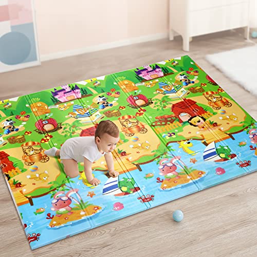 Baby Play Mat ，Playmat Baby mat Baby Folding mat Extra Large Play