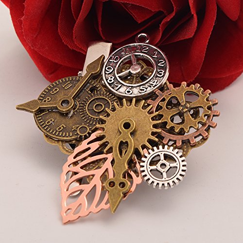 GRACEART Steampunk Gears Clock Hair pin - Image 6