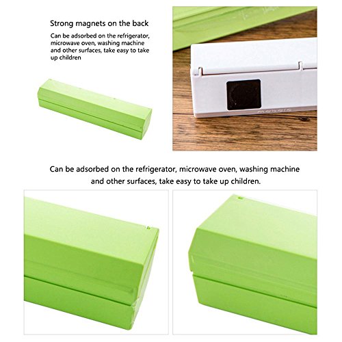 PAWACA Plastic Wrap Cutter, Food Freshness Wrap Dispenser, Foil and Cling Film Cutter Plastic Storage Holder Kitchen Accessories