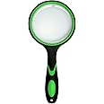 Ueixieo Magnifying Glass75mm 10X Handheld Reading Magnifier for Seniors & Kids, Magnifying Glass for Book Newspaper Reading, Kids Nature Hobby and Science