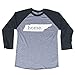 Homeland Tees Tennessee Home 3/4 length Baseball Style Raglan T-Shirt