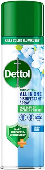 Dettol All In One Disinfectant Spray Crisp Linen 300 ml