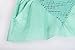 Girls Little Mermaid Princess Costume, Sequins Fancy Dress up Halloween party (110CM(3-4T)-M, Green-Purple)