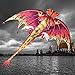 ZS-Juyi 2019 Pterosaur Kite Dinosaur Kite Line Breeze Kids Outdoor Fun Sports for Adults(Dinosaur2)