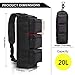 G4Free Tactical Sling Bag Chest Pack, Military Assault Messenger Backpack for Gym Hiking Camping with MOLLE System (Black)