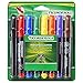 TICONDEROGA RediMark+ Plus Low Odor Permanent Markers, Chisel Tip, Assorted Colors, 8 Count, (X95010)