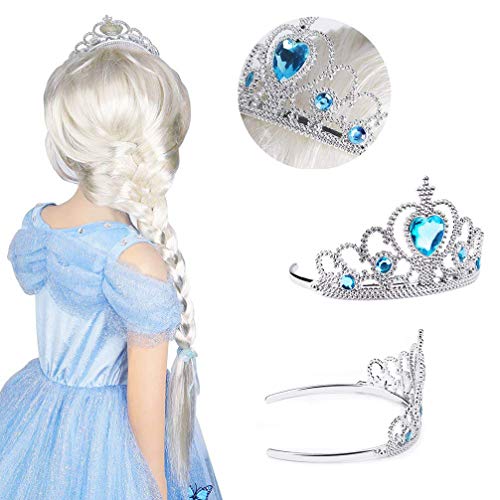 Wenosda Dress Up Tiara Crown Set Princess Costume Party Accessories (6Colour) - Thumbnail 6