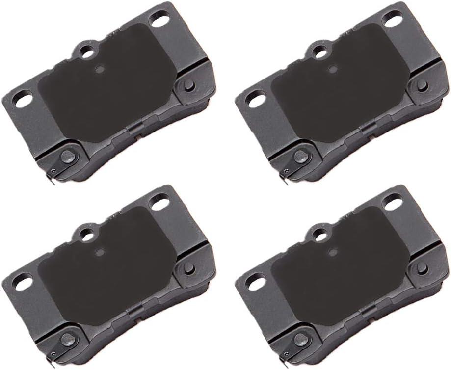 Ceramic Brake Pads Kits,4 Pcs Brake Pads Full Fit LSAILON 06 for Lexus GS300,07-11 for Lexus GS350/GS450h,06-07 for Lexus GS430,08-11 for Lexus GS460,06-13 for Lexus IS250,06-13 for Lexus IS350