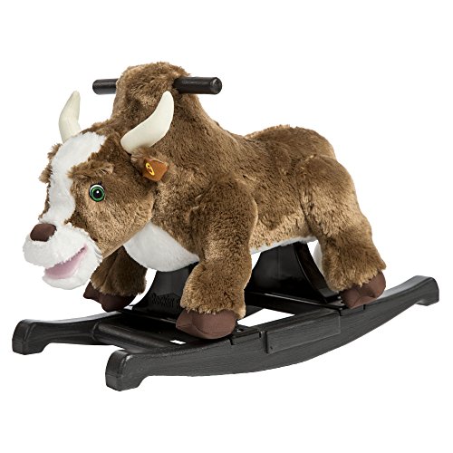 Rockin' Rider Brown Rocking Bull Ride-On
