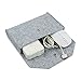 MacBook 12 Inch Sleeve Swees Apple New MacBook Wool Felt Carrying Laptop Sleeve with Small Charger Bag for 12