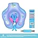 Waitiee Baby Free Swimming Inflatable Swimming Float Ring Children Waist Inflatable Floats Swimming Pool Toys for Bathtub and Pools Swim Trainer of 6-30month (Purple, Large)