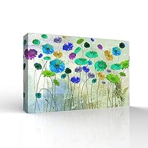 Wall26-Canvas Wall Art-Colorful Flower-Giclee Painting Wall Bedroom Living House Decoration Home Art - 12x18 inches