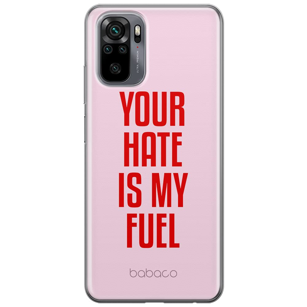 Babaco ERT GROUP mobile phone case for Xiaomi REDMI NOTE 10/ 10S original and officially Licensed pattern My fuel 003 optimally adapted to the shape of the mobile phone, case made of TPU