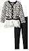 Little Lass Girls' 2 Piece Legging Set Leopard
