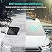 Tsumbay Car Windshield Sun Shade Blocks UV Rays Sun Visor Protector,Sun Cover for Car, 4 Layers of Protection Sunshade, Anti-Sunburn/Anti-Wind/Anti-Fog Large Sunshade Windshield Cover Fits Most Cars