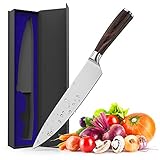 Kitchen Knife, Maodeen 8 inch German Stainless Steel with High Carbon Professional Chef's Knife for Home and Restaurant