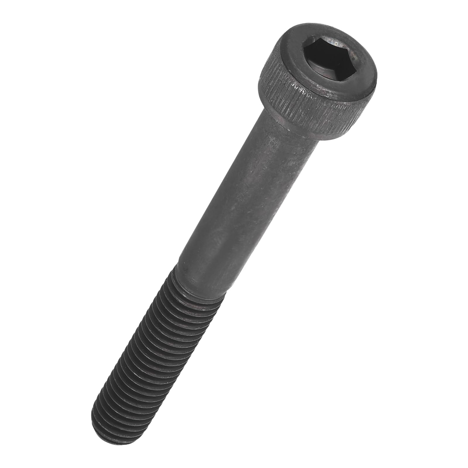 Kozelo 10pcs Socket Head Cap Screws - [M8-1.25 x 60mm] Alloy Steel Black Oxide Grade 12.9 Internal Hex Screw Full Thread for Industrial & Machinery Use, Black