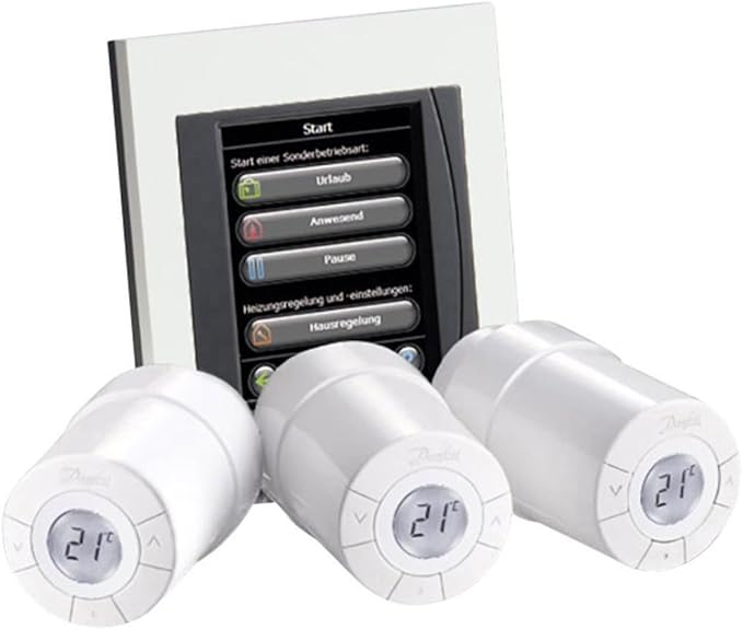 Danfoss Link Starterkit enthlt 1 Zentralregler und 3 Connect Thermostate Farbe wei 4 Stck white 014G0500 Danfoss Link Starterkit enthlt 1 Zentralregler und 3 Connect Thermostate Farbe wei 4 Stck white 014G0500