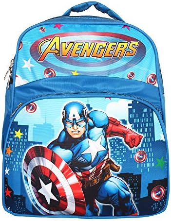 Aadhunik Libaas Polyester Kids School Bag (Blue; Age Group : 2-6 yrs) for Boys & Girls