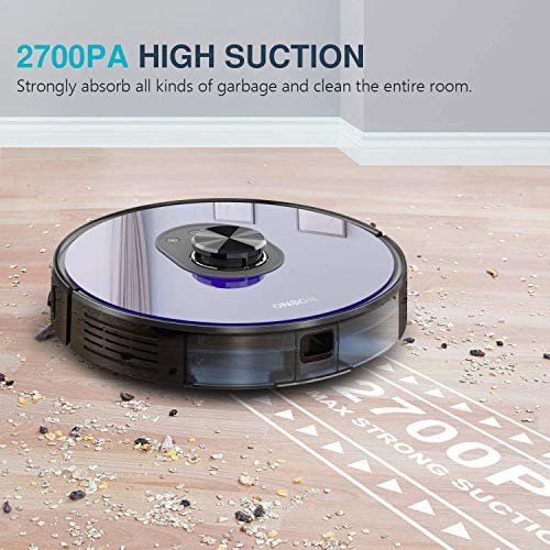 Robot Vacuum ONSON J30, 2700Pa Lidar Navigation Robotic Vacuum, NoGo