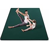 YOTTOY Large Yoga Mat (75 * 52 * 1/2inch),Extra Wide TPE Exercise Mat,Non-Slip Workout Mat for Pilates, Fitness, Barefoot, Home Gym Studio with Strap and Towel