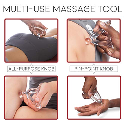 Body Back Company's Professional Massage Bundle - Vibe Dual Speed Vibrating Electric Massager & Treypoint Portable 3-in-1 Trigger Point Tool - Handheld Chiropractor & Massage Therapy Tools & Supplies