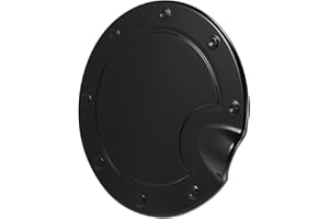 ACROPIX Black Fuel Tank Cover Door Gas Filler Cover Replacement Accessories for Dodge for Ram 2010-2017 Car Parts