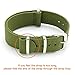 CIVO NATO Strap 4/8 Packs - 16mm 18mm 20mm 22mm 24mm Premium Ballistic Nylon Watch Bands Zulu Style with Stainless Steel Buckle