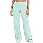 CHANGEZOE Straight Leg Yoga Pants for Women Wide Leg High Waist Stretch Soft Flared Workout Leggings