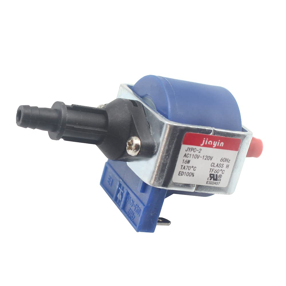 JIAYIN JYPC-2 AC 110V - 120V 60Hz 16W 100cc/min Electromagnetic Solenoid Water Pump for Electric Iron, steam mop/Garment Steamer/Coffee Machine, etc