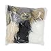 Dr Nezix DIY 12pcs Mix Colors Pompom Ball Faux Fox Fur Fluffy Pom Pom Ball for Hats Shoes Scarves Bag Charms Accessories (E)